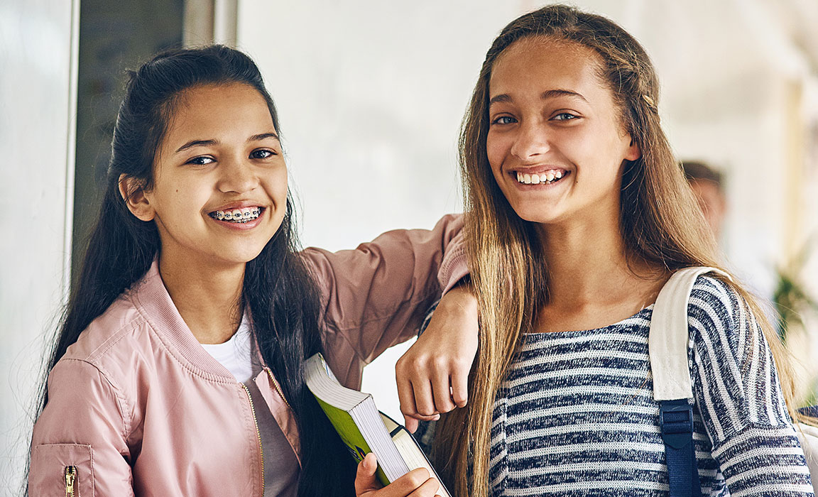 smiling girls